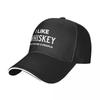 I Like Whiskey and Maybe 3 People (black) Cap Baseball Cap Designer Hat Unisex Hats Women's