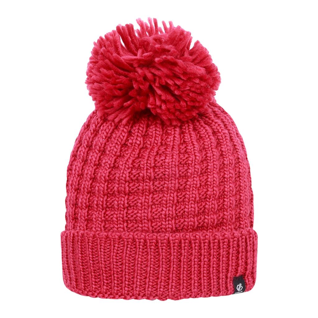 Damen/Damen Strickmütze mit Bommel