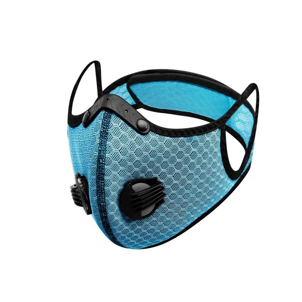 Ergonomisk Sport Dammtät Mask Andningsbar Filtermask Varm Andningsbar Mask Kallt Väder