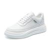 Mocassins de créateur Homme Nouvelles Petites Chaussures Blanches Chaussures de Sport et Décontractées Semelle Épaisse Rehaussantes Mode Colorées Chaussures de Skate pour Garçons