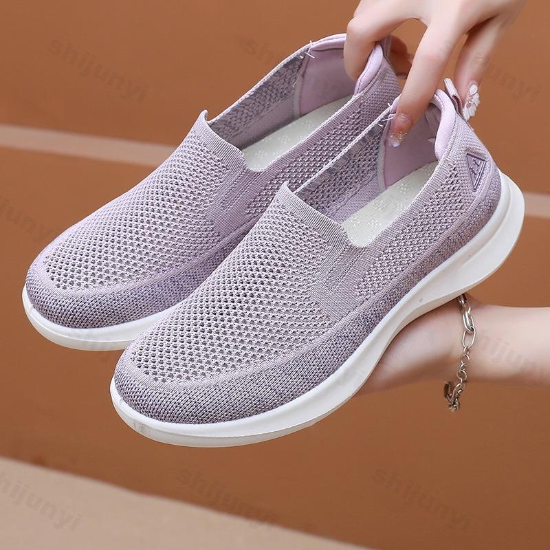 Women's Casual Shoes 2026 Summer Mesh Breathable Walking Shoes Comfortable Soft Sole Fashion Outdoor Female Leisure Sports Shoes