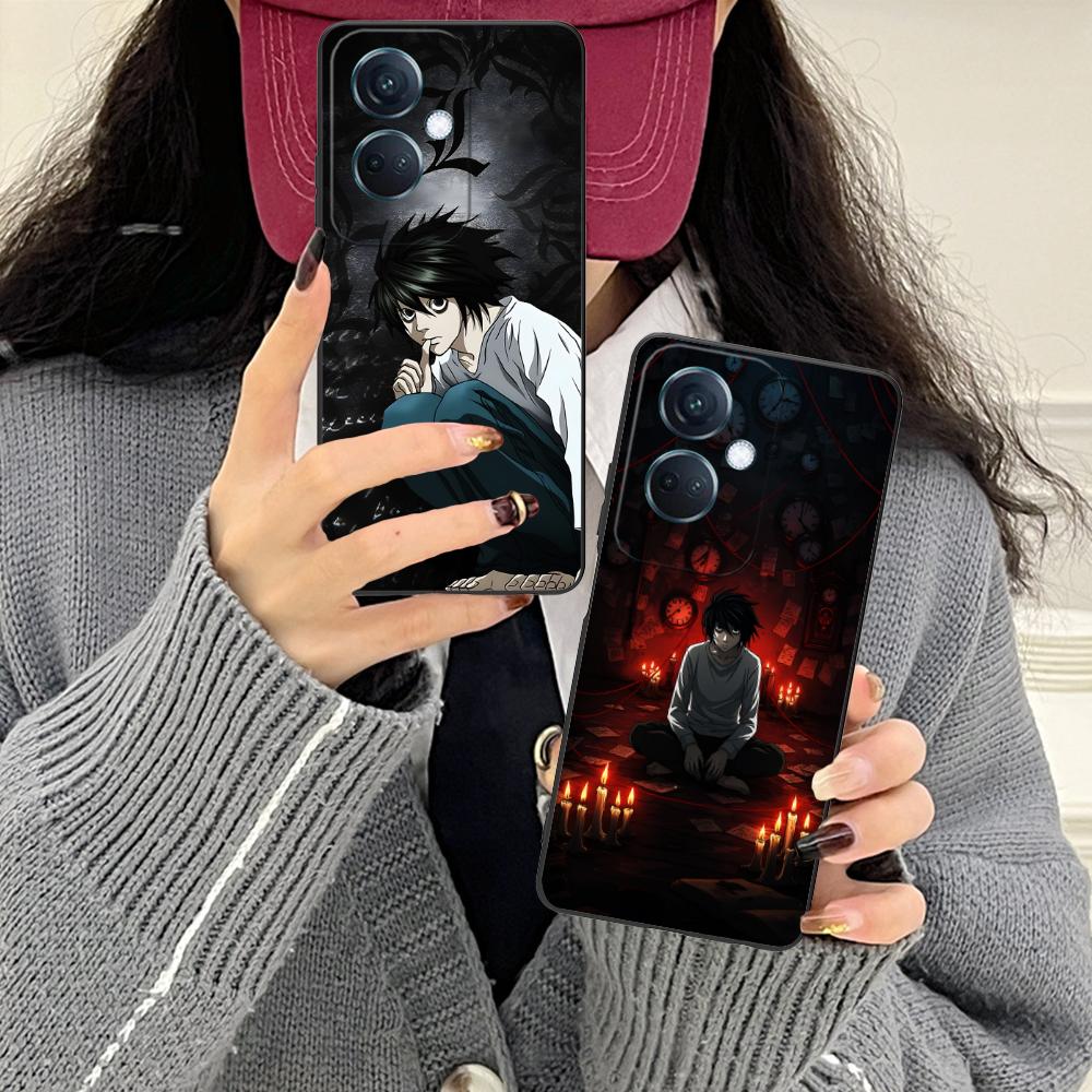 Death Note L Lawliet Mobile Phone Case for OPPO Reno 14 13 12 11 10 9 8 7 6 5 F T Pro 5G Colorful Printing Cover Pretty Luxury
