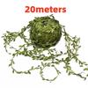 10/20/40Meter Artificial Vines,Eucalyptus Leaf Garland Fake Hanging Plants Green Leaves Ribbon DIY Wreath Gift Scrapbooking Wedd