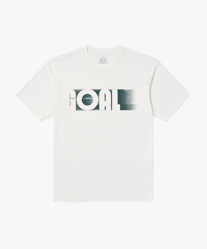 GOALSTUDIO Active Front Goal Logo Tee-Off White