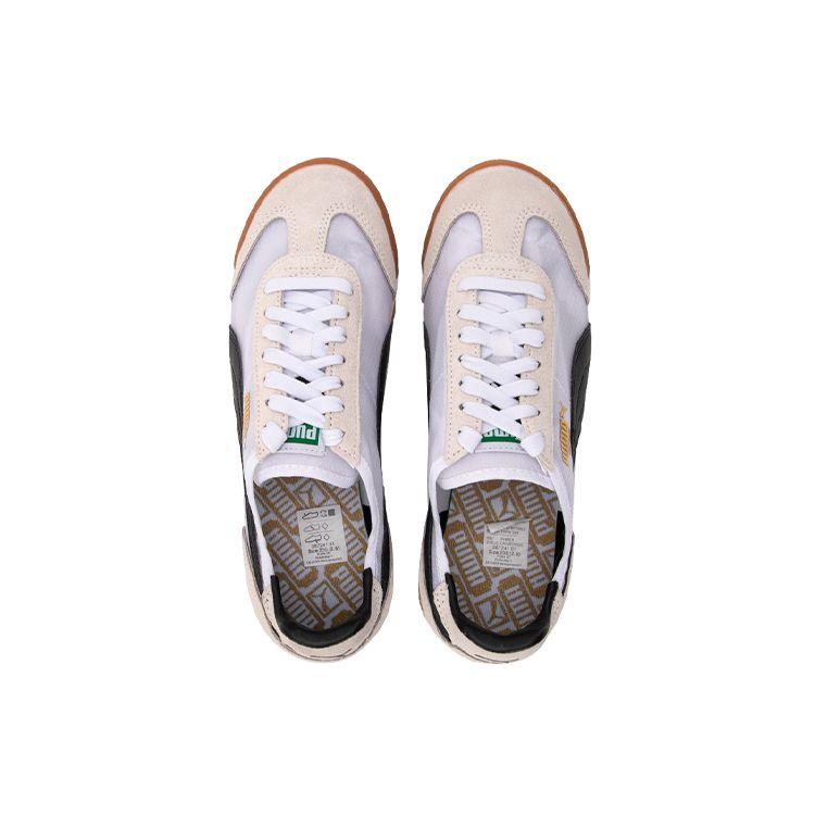 Puma Roma OG T Bílé Černé Unisex Tenisky Zlaté 387241-01