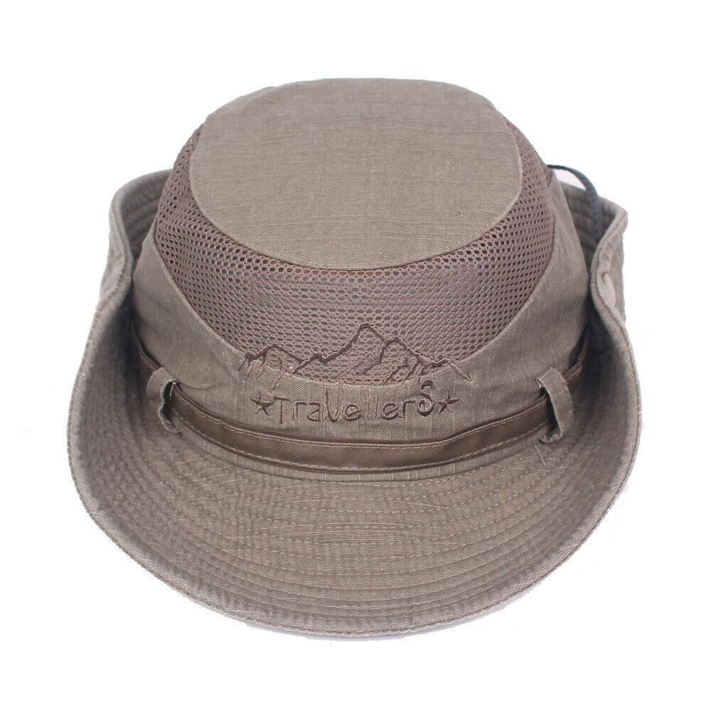 Waterproof Bucket Hat Summer Men Women Hat Outdoor UV Protection Wide Brim Panama Safari Hunting Hiking Fishing Sun Hat