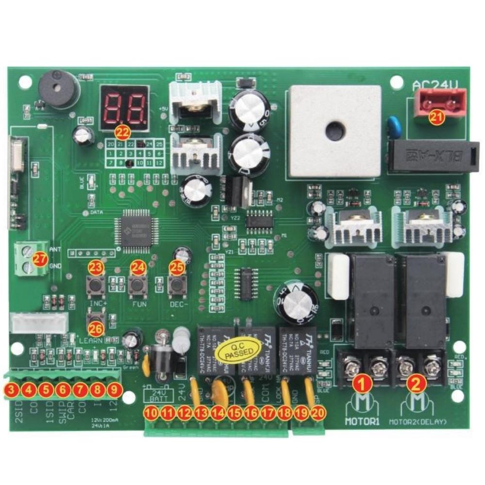 DC 24V PCB for Dual Arm Swing Gate Opener