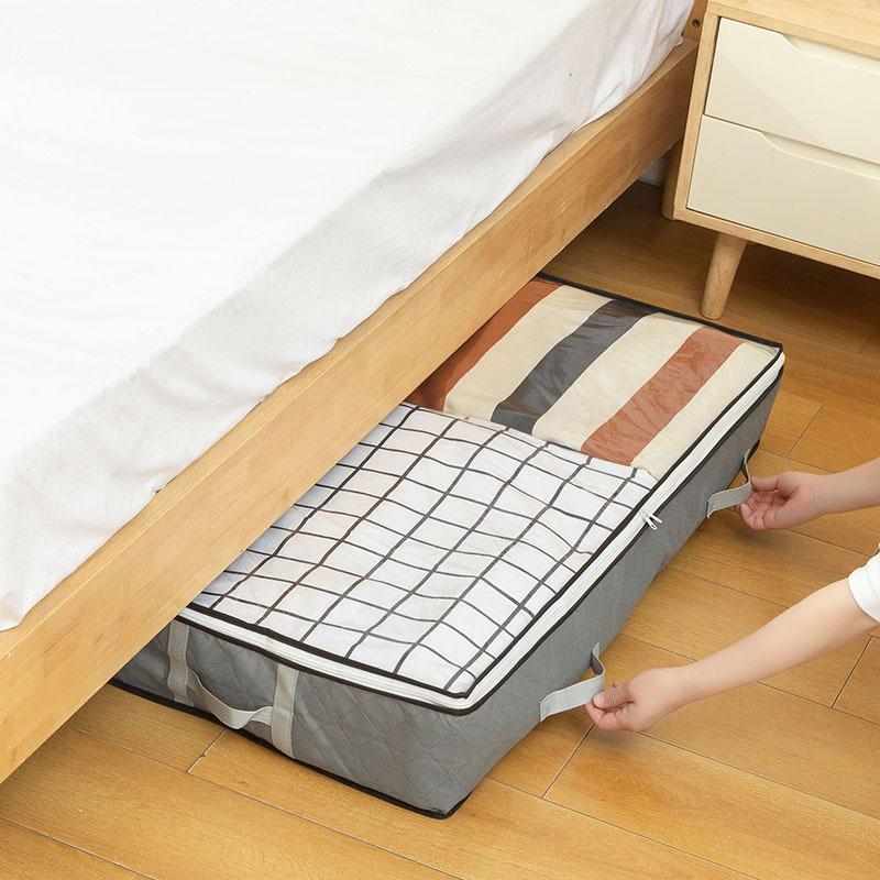Under-bed Organizer Bag Drawer Type Blanket Organizer Box Cloth Art Clothes Under Bed Quilt Organizer Dustproof  Organizer organizer