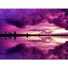 5D DIY Diamond Painting Sunset Seascape Dusk Full Square Diamond Home Decoration Painting Cross Stitch Kit Rhinestone Embroidery