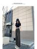 Wide-Leg High-Waisted Women's Jeans: Spring/Summer 2023 Straight Loose Drape Floor-Length Pants