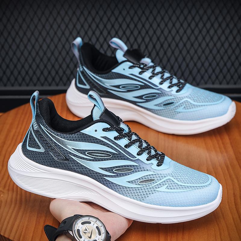 Fashion Men's Sports Casual Shoes Spring and Autumn Breathable Flat Shoes Light and Comfortable Plus Size 39-49 White Tennis Men's Shoes