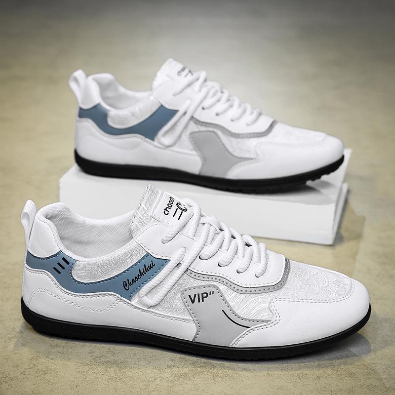 Herren Sneaker Sommer Neu Outdoor Freizeitschuhe zum Fahren Schnürung Klassische Mesh Schuhe Herren Atmungsaktiv Niedrig geschnitten Board Schuhe
