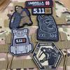 Kunststoff-Klettverschluss, Moralkapitel, PVC, dreidimensionaler Tropfen, Kunststoffarmband, Gummirucksack, DIY, Mutter- und Kindkapitel, Bekleidungszubehör