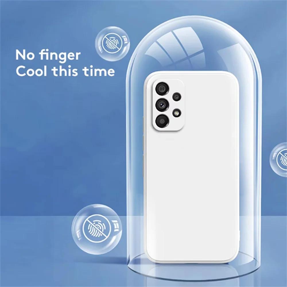 Luxury Liquid Silicone Phone Case For Samsung A13 A14 A15 A21S A25  A31 A32 A33 A34 A35 A36 A41 A42 A50 A51 A52 Back Cover