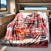 Fire Trucks Customize Your Name Rv Blanket Comfortable Soft Lightweight Multiseason Blanket For Travel Camping Picnics Sofas Rvs Bedding Living Room