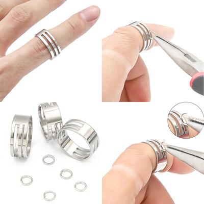 17-19mm Stainless Steel Jump Ring Open Ring Tools For Jewelry Making DIY Craft Circle Bead Pliers Opening Tools