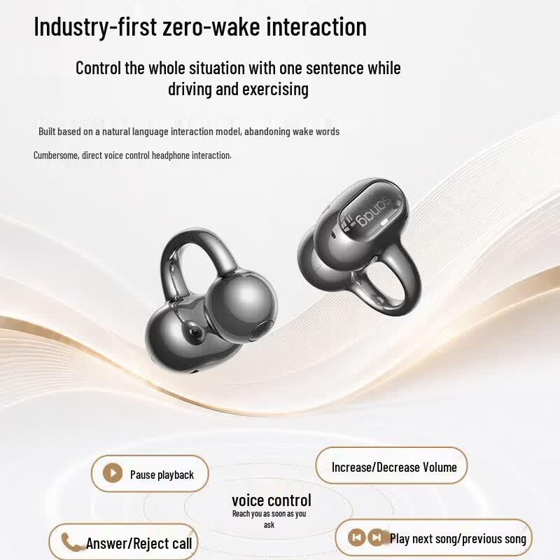 SANAG S8S Ultra AI Ear-Clip Wireless Bluetooth Sports Headphones