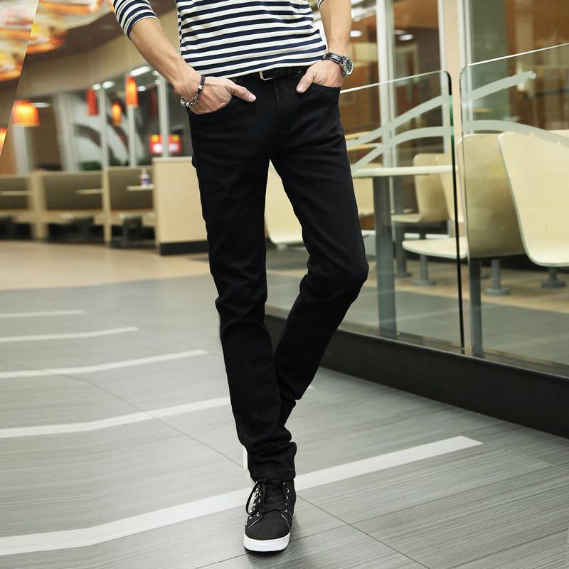 Jeans Cod Black Pants Pants Korean Casual Pants Men 2018 New Hot Fashion