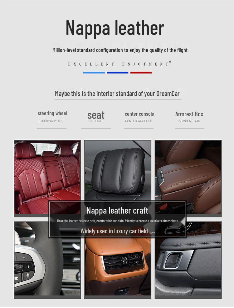 Haval Genuine Leather Gear Knob & Steering Wheel Cover for H6, Big Dog, H5, First Love, H4, H2s, H1, H7, H9, H8, F5, F7X.