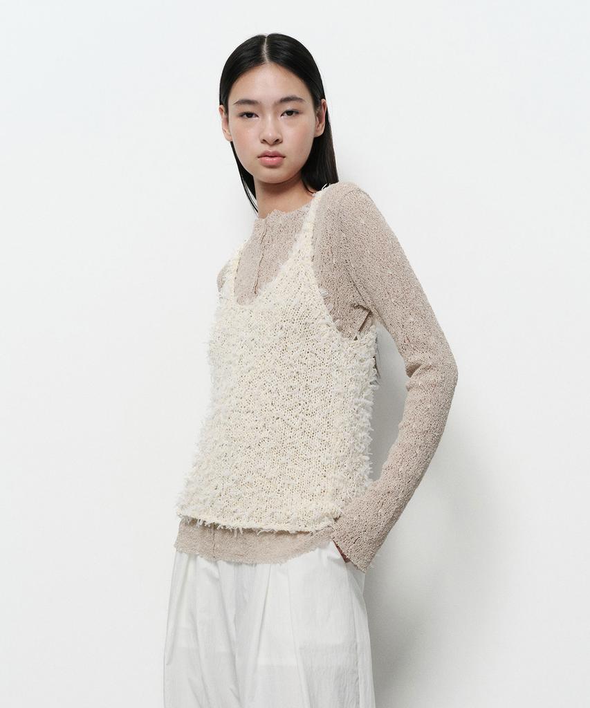 Daiaegeuneol Tape Knit Sleeveless (Ivory)
