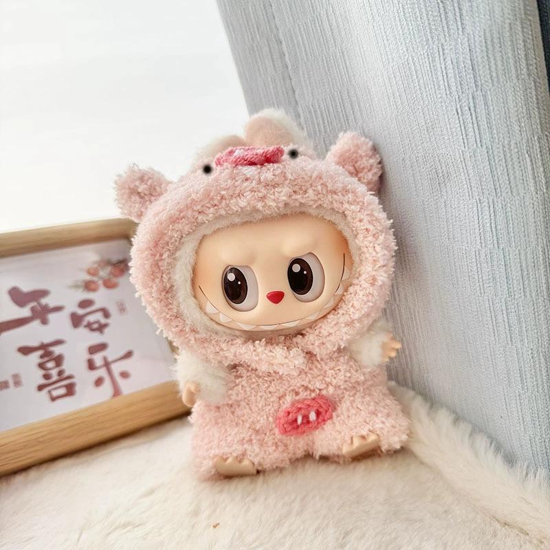 Labubu Pop Kleding Mode Dierenset voor Labubu Idol V1 V2 Poppen Kleding Accessoires 15/17cm Pluche Pop Universeel