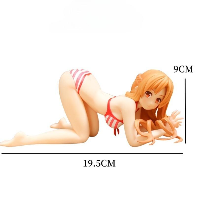 Sword Art Online Anime Periphera Yuuki Asuna Kawaii Model Figure Car Desktop Decoration Doll Toy Collect Gifts