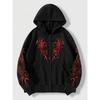 Herbst und Winter Neu Herren Modisch und Trendig Lässiger Hoodie Reißverschluss Jacke Y2K Bedrucktes Muster Lässig Retro Street Style Oberteil