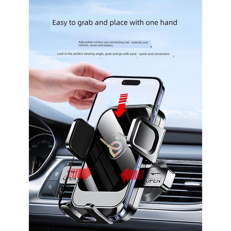 Mobile Phone Car Mount 2025 New Model Car Phone Holder Universal Support for Car Navigation Air Vent Mount