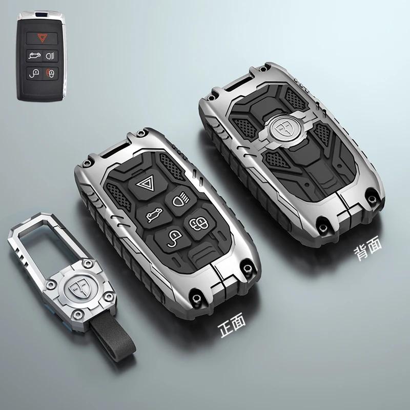 Car Key Cover Case Shell For Land Rover Evoque Discovery 4 Evoque For Jaguar F-Pace F-Type Xe Xf Xj Freelander