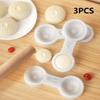 Handmade Baozi Mold Kitchen Tool for Baking Chinese Steamed Buns Bread Dough Pastry Cooking Utensils - 1/2/3Pcs Household Items