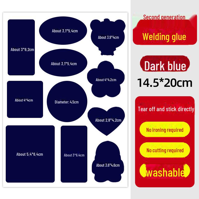 Self-Adhesive Down Jacket Repair and Decorative Patch Stickers