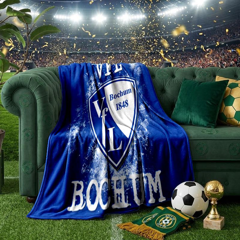 Bochum Wappen Decken Flanelldecken Plüsch für Sofa Bett Geschenke für Männer Frauen Reise Picknickdecke Weihnachten Fan Geschenke