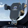 Držák telefonu na mřížku ventilace auta Univerzální nárazuvzdorný GPS klip Stojan na smartphone Pro Volvo XC90 XC60 V50 S60 V70 V60 V40 S90 olestar AWD
