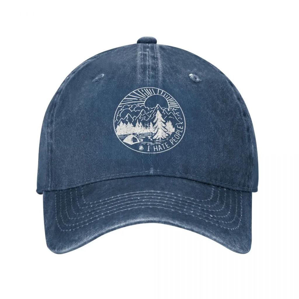 Hip Hop Tvättad Bomull Jag Hatr Människor Basebollkeps Herr Cowboyhattar Snapback Campinglägereld Casquette Gorras