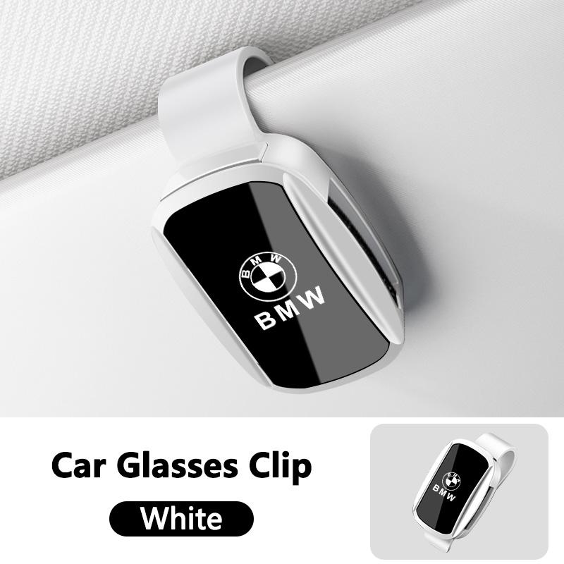 FA6Fashion Car Sun Visor Glasses Clip Sunglasses Storage Holder For BMW M 50th 1 2 3 4 5 7 Series X1 X3 X4 X5 X6 X7 F10 F30 E46 E60