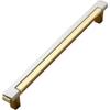 Double-colors Cabinet Pull Zinc Alloy Drawers Pull Nordic Kitchen Cabinets Handle  Cabinet Hardware
