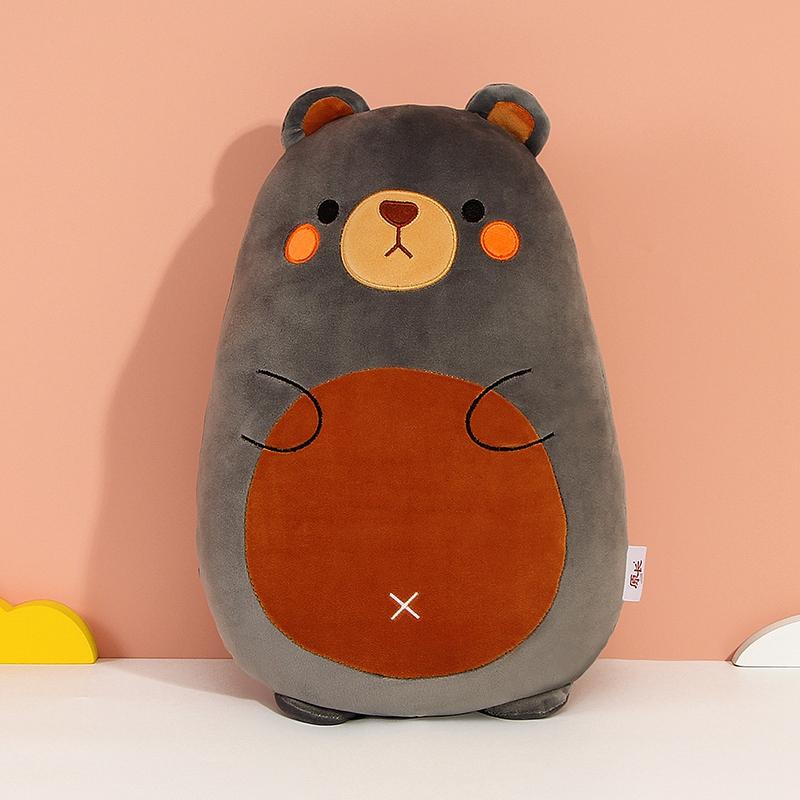 Cute And Charming 40cm/60cm Plush Pillow Toy Gentle Stuffed Animal Chair Cushion Fat Rabbit Cat Pig Fox Duck Tall Superior Quality Present