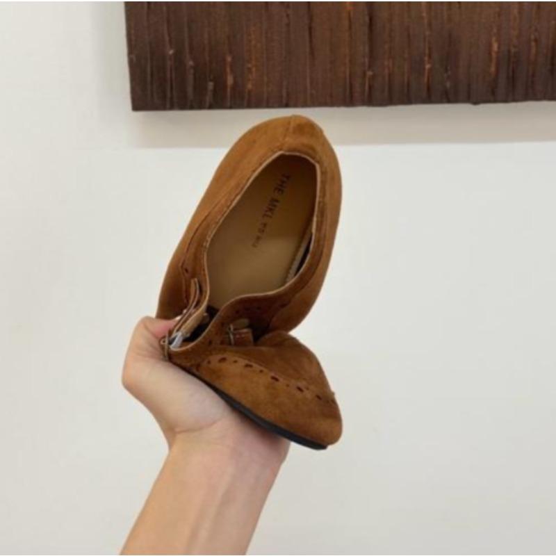 Nieuwe Mary Janes Flats Schoenen Ballet Casual Sneakers Dames Sandalen Loafers Trend Ondiep Jurk Suède Comfort Zapatos Mujer