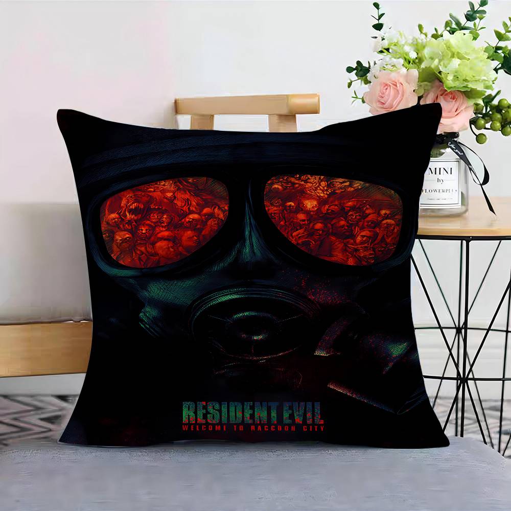 Game R-Residents E-Evils Pillow Gift Home Office Decoration Pillow Bedroom Sofa Car Cushion CoverPillow Case