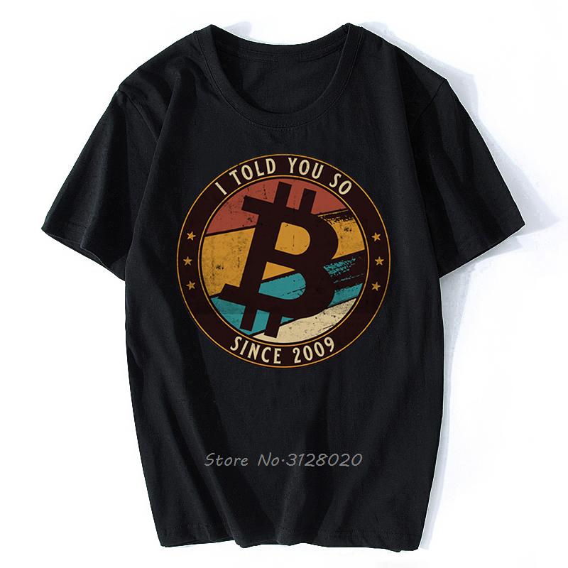 Bitcoin Shirt Kryptowährung Krypto Miner Bitcoin BTC Krypto Design T-Shirt Herren Baumwolle T-Shirt Tees Streetwear Harajuku