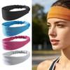 Sweat Absorbent Cool Elastic Headband Breathable Fitness Sweatband Lightweight Sport Headband  Yoga