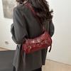 Street Style Pu Small Shoulder Bag With Zipper Closure For Daily Casual Use