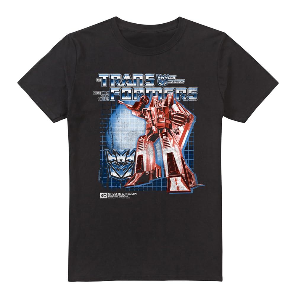 Transformers Mens Starscream Box 40th T-Shirt