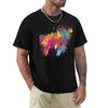 Splatter Paint TShirt UV Sun Protection Tee Shirt