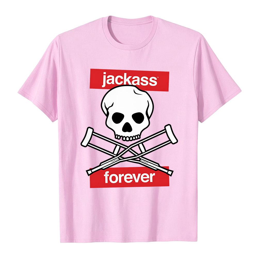 Forever Jackass Καλύτερο και Τελευταίο T-shirt Καλοκαιρινό Βαμβακερό Μαλακό Ανδρικά T-shirts Unisex Streetwear Ρούχα με Γραφικό Σχέδιο