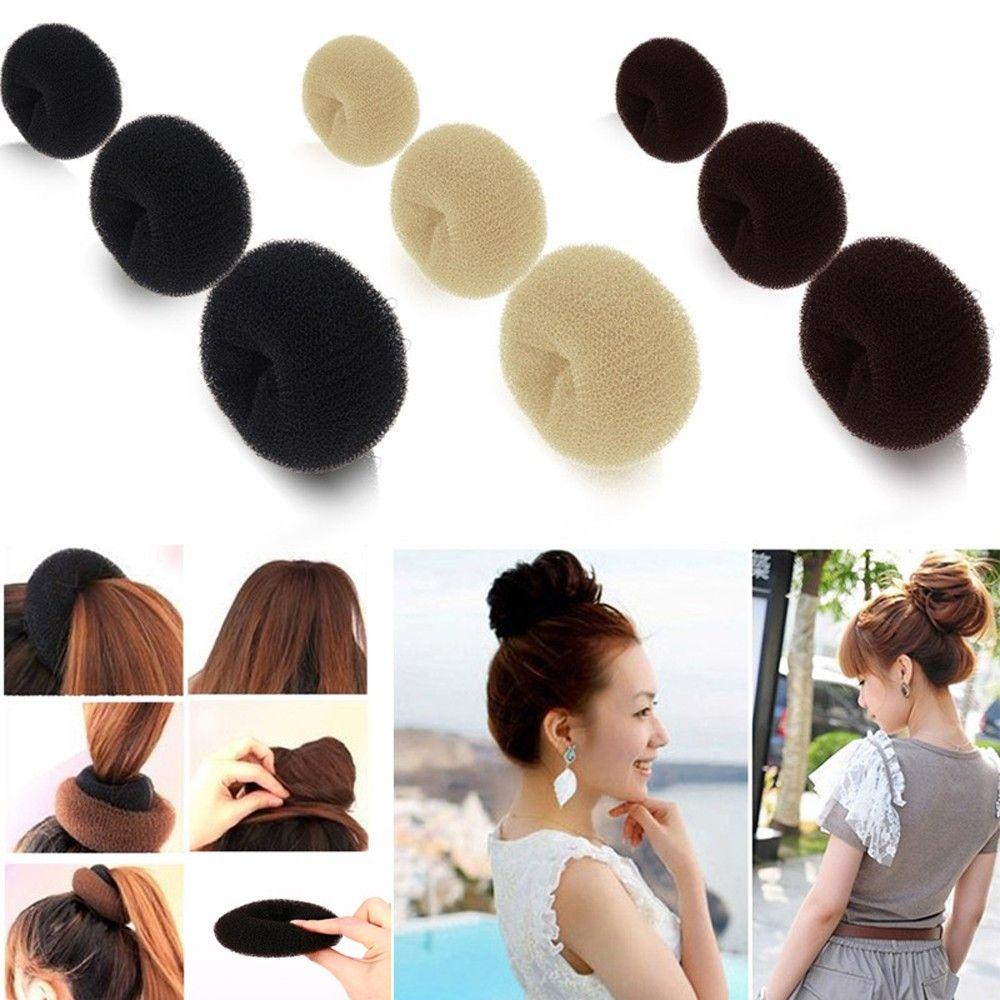 Fashion Hairstyle Tool Donuts Style Hair Ring Bun Shape Foam Sponge Hair Accessories Hair Styler