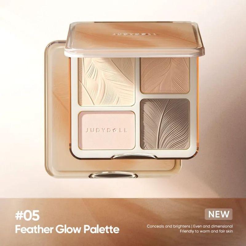 Judydoll - 2 IN 1 Highlighter Contour Palette - 05