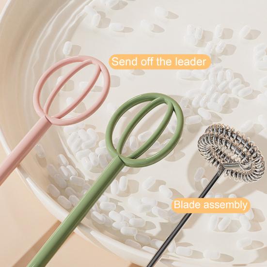 Egg Beater Handheld Electric Whisk with Dual Heads Beating Baking Foaming Coffee Milk Foam Mixing Food-Grade Kitchen Mixer