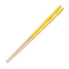 Made of Natural Kumokumo Made In Dishwasher-safe Chopsticks, Wood, Unisex, 23cm, (cloud Design), Yellow, Japan, G-64686