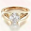 New Fashion Sparkling Inlaid Zirconia Ring for Girls Exquisite Luxury Wedding Party Jewelry Accessories Gifts